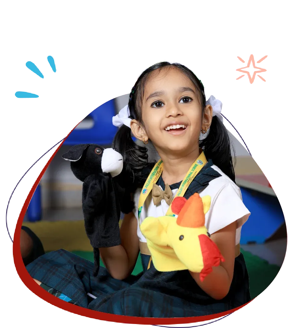 Students at Pallavi International School, Singapore Township