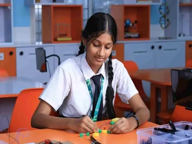 CBSE classroom at Pallavi International School
